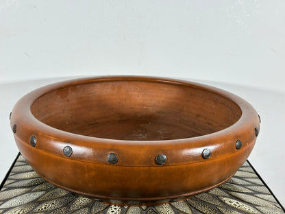 Preowned Japanese Tokoname Drum Style Bonsai Pot - 15.5” By 425”