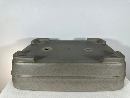 Preowned Japanese Tokoname Rectangular Bonsai Pot Seizan - 14.75” By 11”