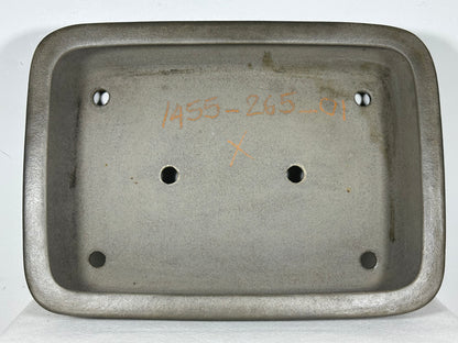 Preowned Japanese Tokoname Unglazed Rectangular Bonsai Pot Seizan - 15” By 10.75”