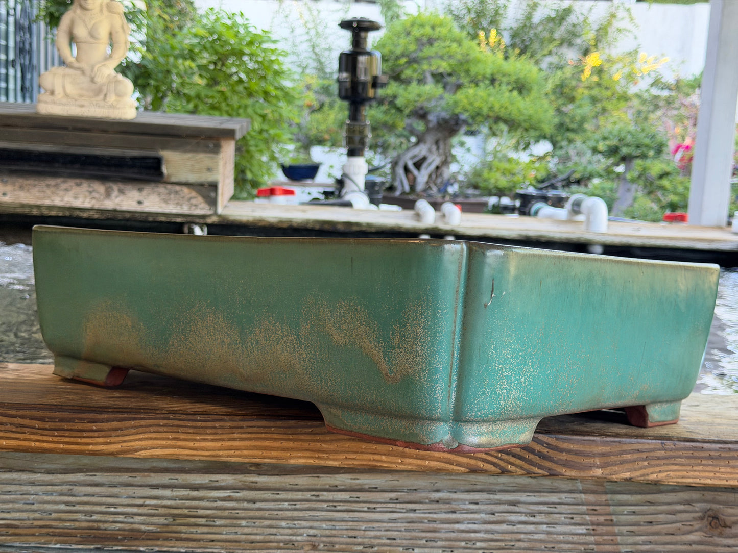 XL Vintage Reihou Exhibition Collection Bonsai Pot – 21.5” By 16”