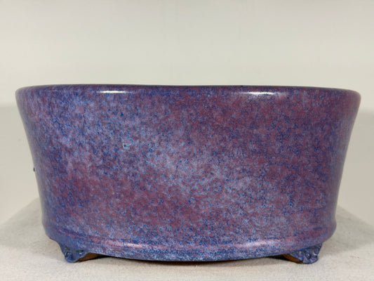 New Japanese Tokoname Round Bonsai Pot Syuhou Yoshimua - 13.5” By 6”