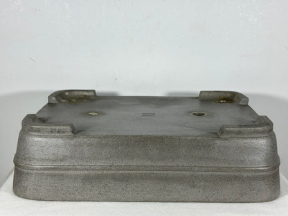 Preowned Japanese Tokoname Unglazed Rectangular Bonsai Pot Seizan - 15” By 10.75”