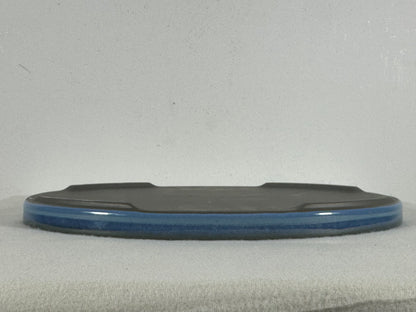 New Japanese Glazed Suiban for Suiseki Bonsai Harumatsu - 11 3/8” By 8”