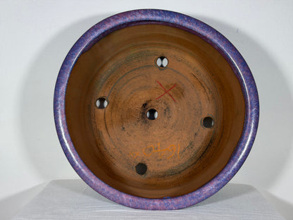 New Japanese Tokoname Round Bonsai Pot Syuhou Yoshimua - 13.5” By 6”
