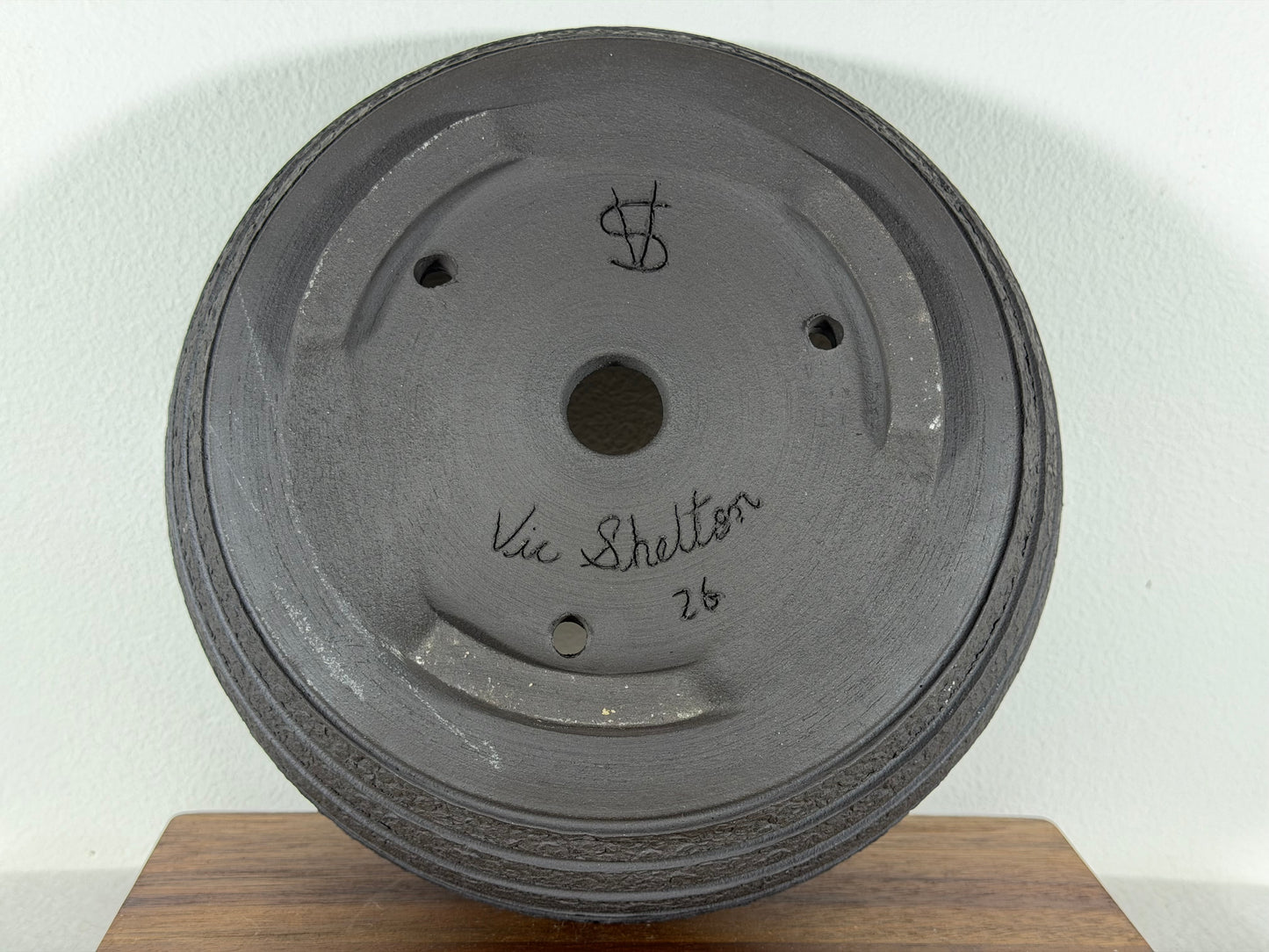 Victor Shelton Round Bonsai Pot (American-Made) - 8.5” By 2.75”