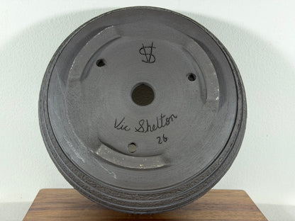 Victor Shelton Round Bonsai Pot (American-Made) - 8.5” By 2.75”