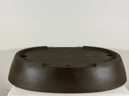 Preowned Japanese Tokoname Unglazed Oval Bonsai Pot Yamaaki - 19.75” x 16.25” x 3.75”