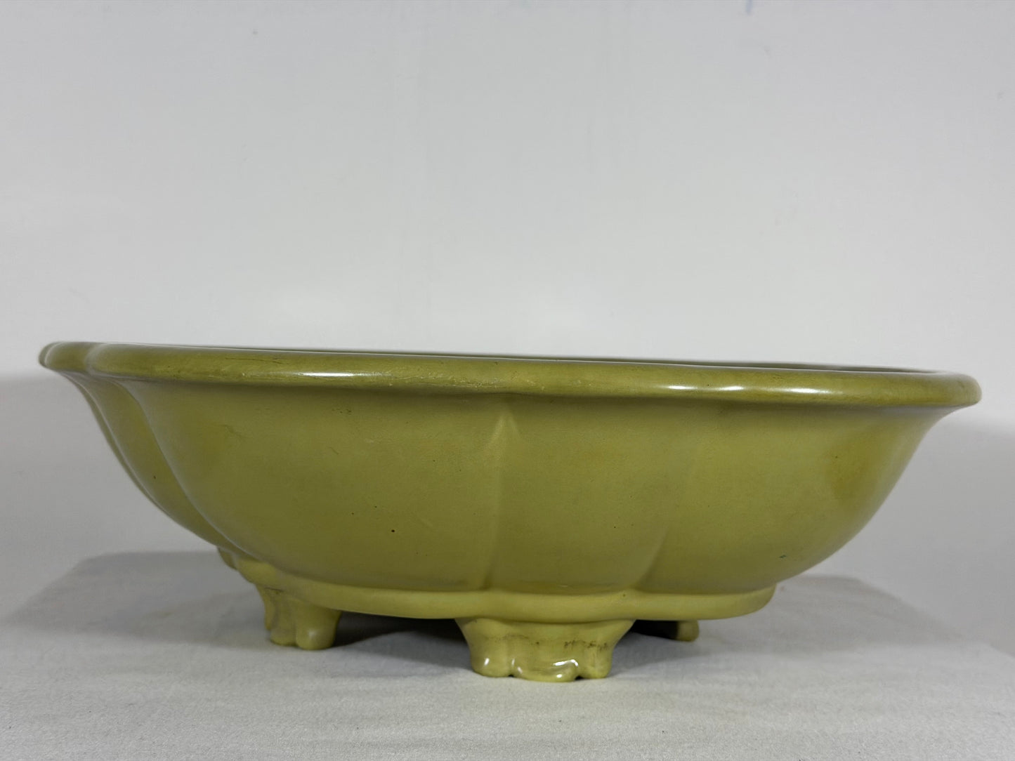 Preowned Japanese Tokoname Mokko Style Bonsai Pot Itikou - 14.75” By 13.5”