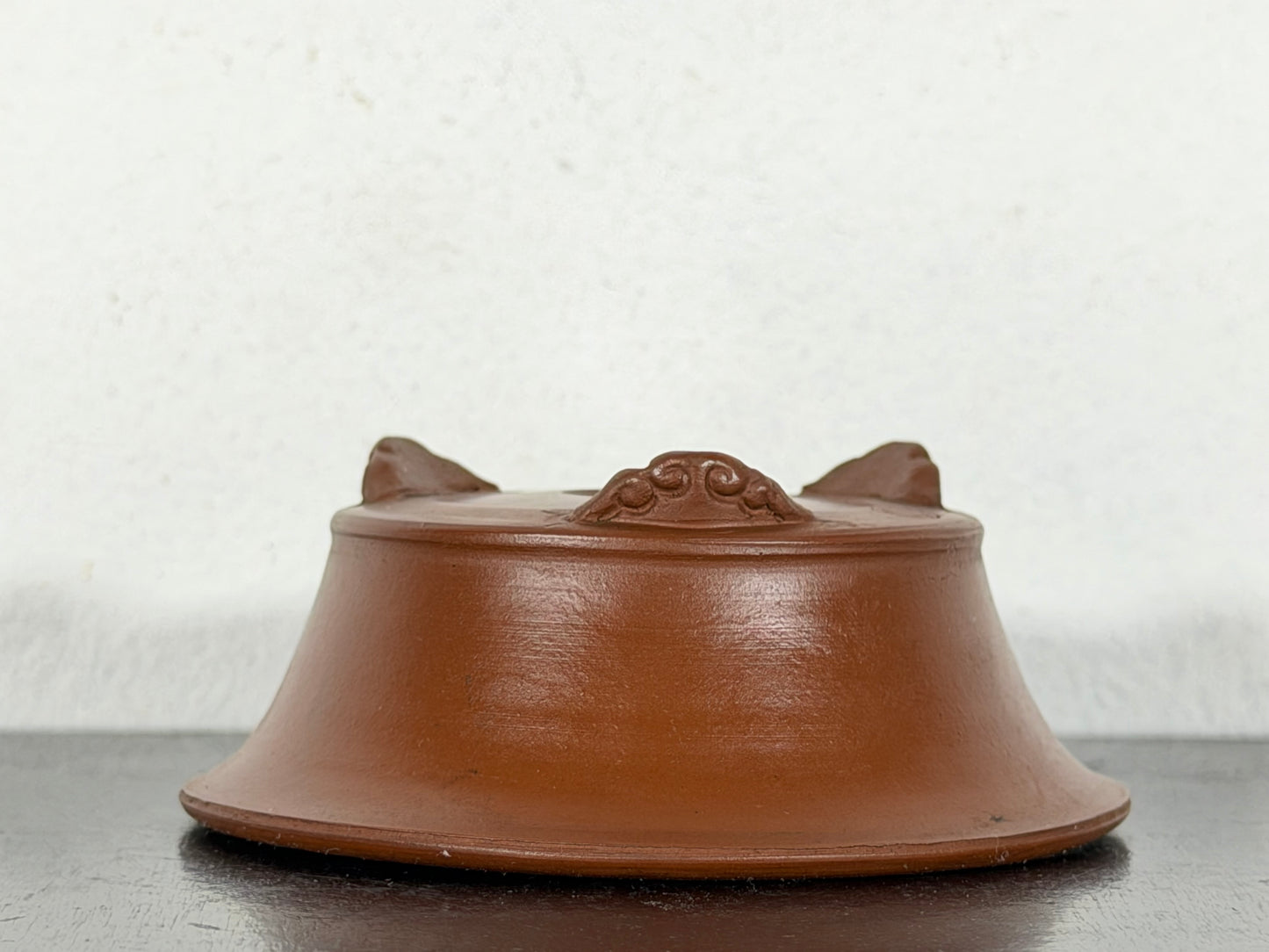 New Japanese Tokoname Unglazed Round Bonsai Pot Bigei - 3.25” By 1.25”