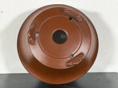 New Japanese Tokoname Unglazed Round Bonsai Pot Bigei - 3.75” By 1.5”