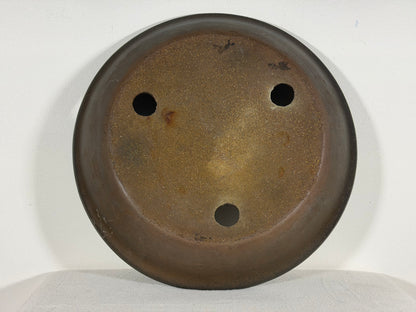 Preowned Japanese Tokoname Unglazed Nanban Style Bonsai Pot - 13.5” By 2.25”
