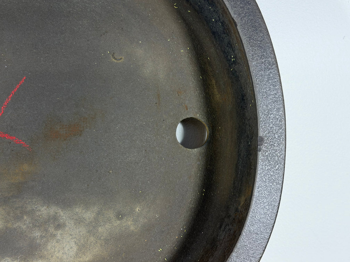 Preowned Japanese Tokoname Unglazed Oval Bonsai Pot Yamaaki - 19.75” x 16.25” x 3.75”