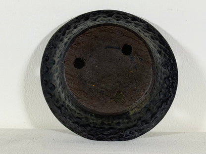 Preowned Japanese Tokoname Unglazed Nanban Style Bonsai Pot Nihei - 6.5” By 1 5/8”
