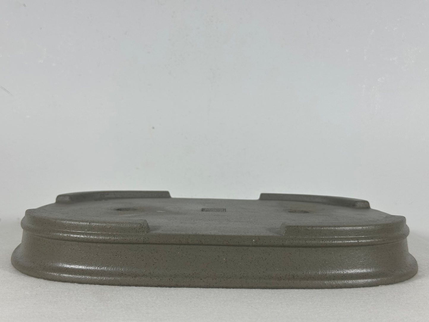 Preowned Japanese Tokoname Unglazed Rectangular Shallow Bonsai Pot Seizan - 12.25” By 9”