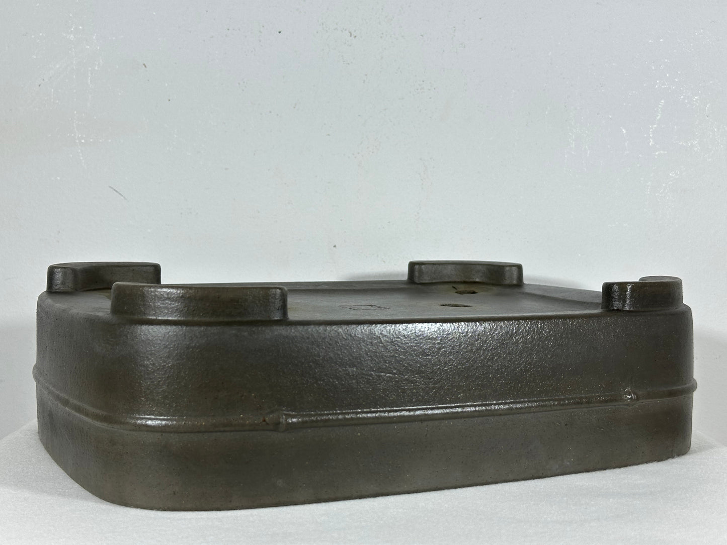 Preowned Japanese Tokoname Unglazed Rectangular Bonsai Pot Seizan - 14” By 10”