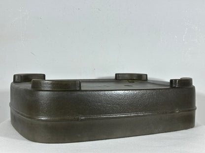 Preowned Japanese Tokoname Unglazed Rectangular Bonsai Pot Seizan - 14” By 10”