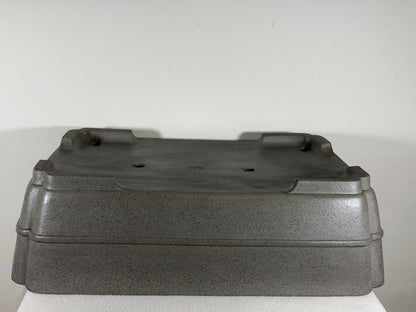 Preowned Japanese Tokoname Unglazed Rectangular Bonsai Pot Seizan - 19” By 14”