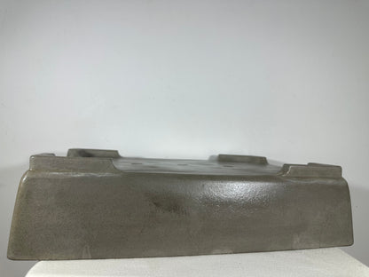 Preowned Japanese Tokoname Unglazed Rectangular Bonsai Pot Seizan - 19.75” By 14”