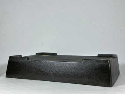 Preowned Japanese Tokoname Unglazed Rectangular Bonsai Pot Seizan - 13” By 9”