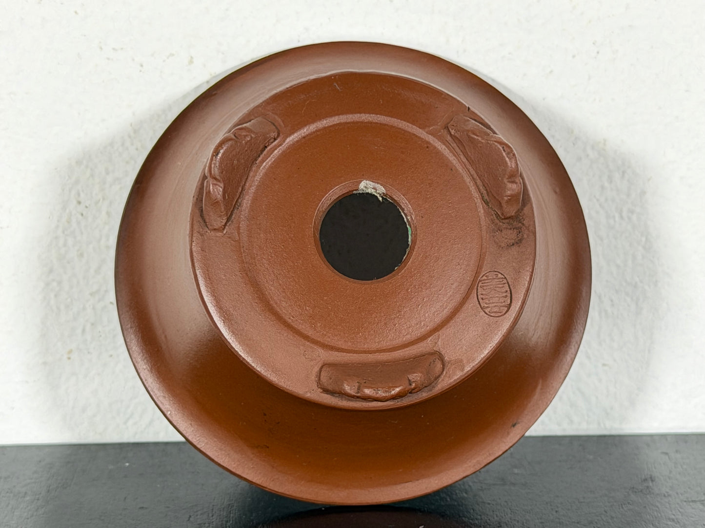New Japanese Tokoname Unglazed Round Bonsai Pot Bigei - 3.25” By 1.25”