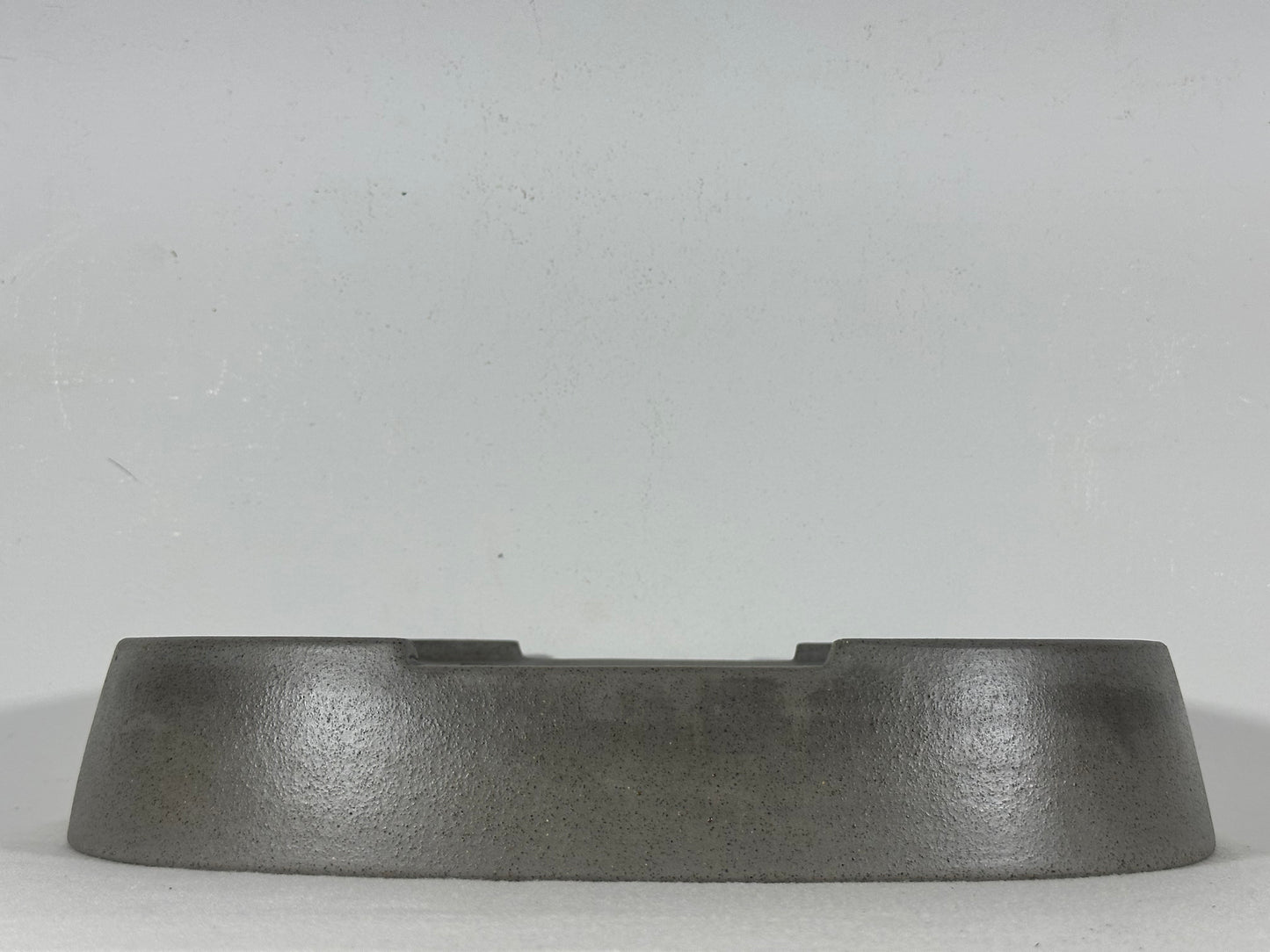 Preowned Japanese Tokoname Unglazed Oval Bonsai Pot Seizan - 15” By 12”