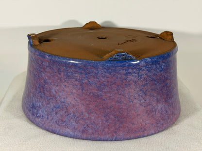 New Japanese Tokoname Round Bonsai Pot Syuhou Yoshimua - 13.5” By 6”