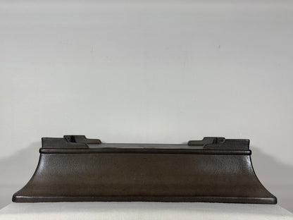 Preowned Japanese Tokoname Unglazed Rectangular Bonsai Pot Gyouzan Nakano - 16.5” x 12” x 4”