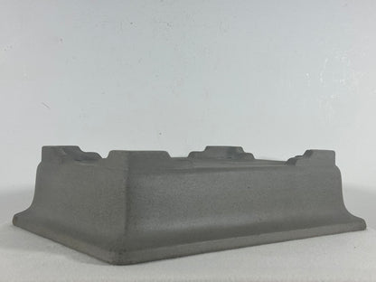 Preowned Japanese Tokoname Unglazed Rectangular Bonsai Pot Seizan - 12.75” By 9.5”