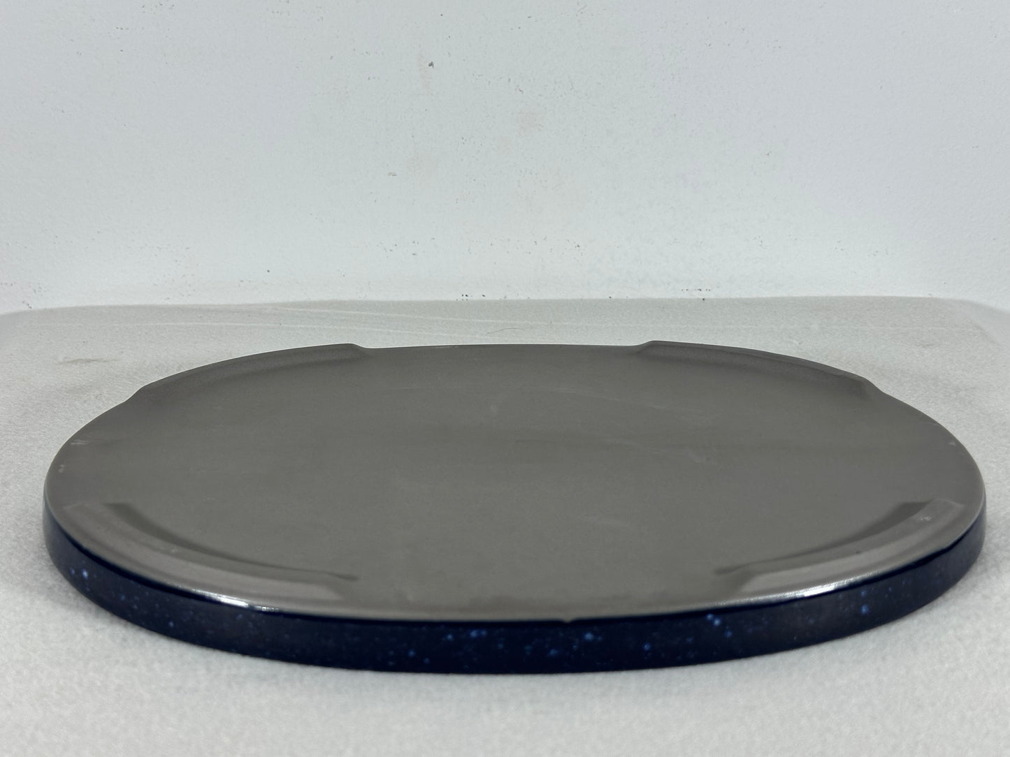 New Japanese Glazed Suiban for Suiseki Bonsai Harumatsu - 11 3/8” By 8”