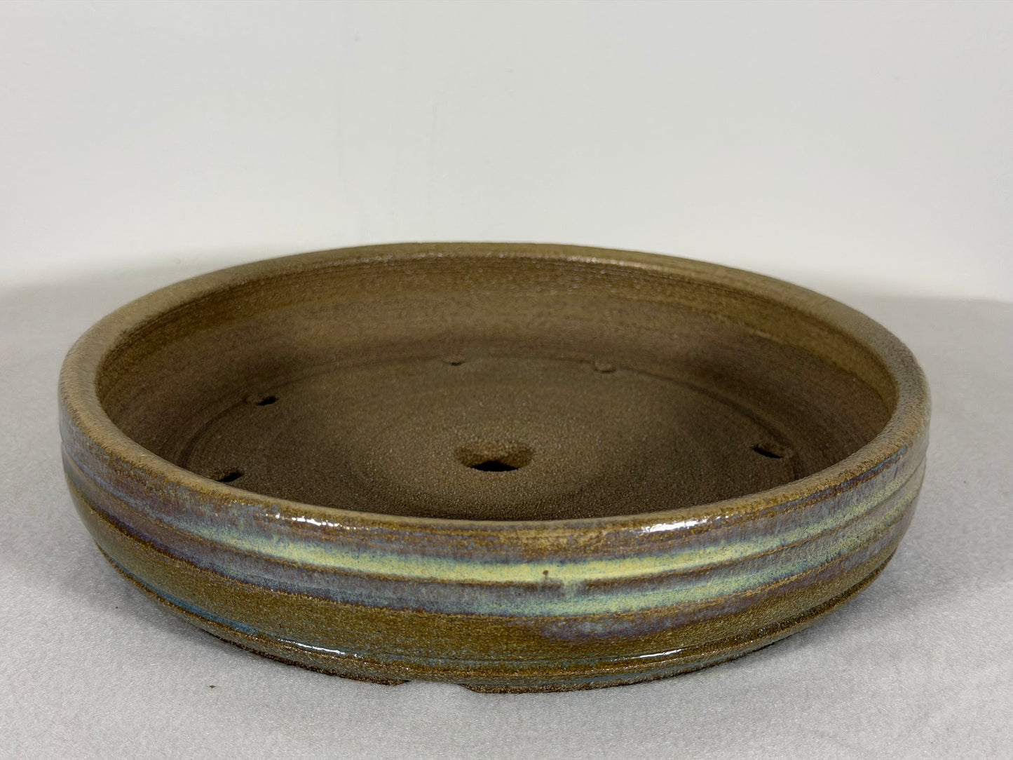 Victor Shelton Round Bonsai Pot (American-Made) - 9” By 1.75”