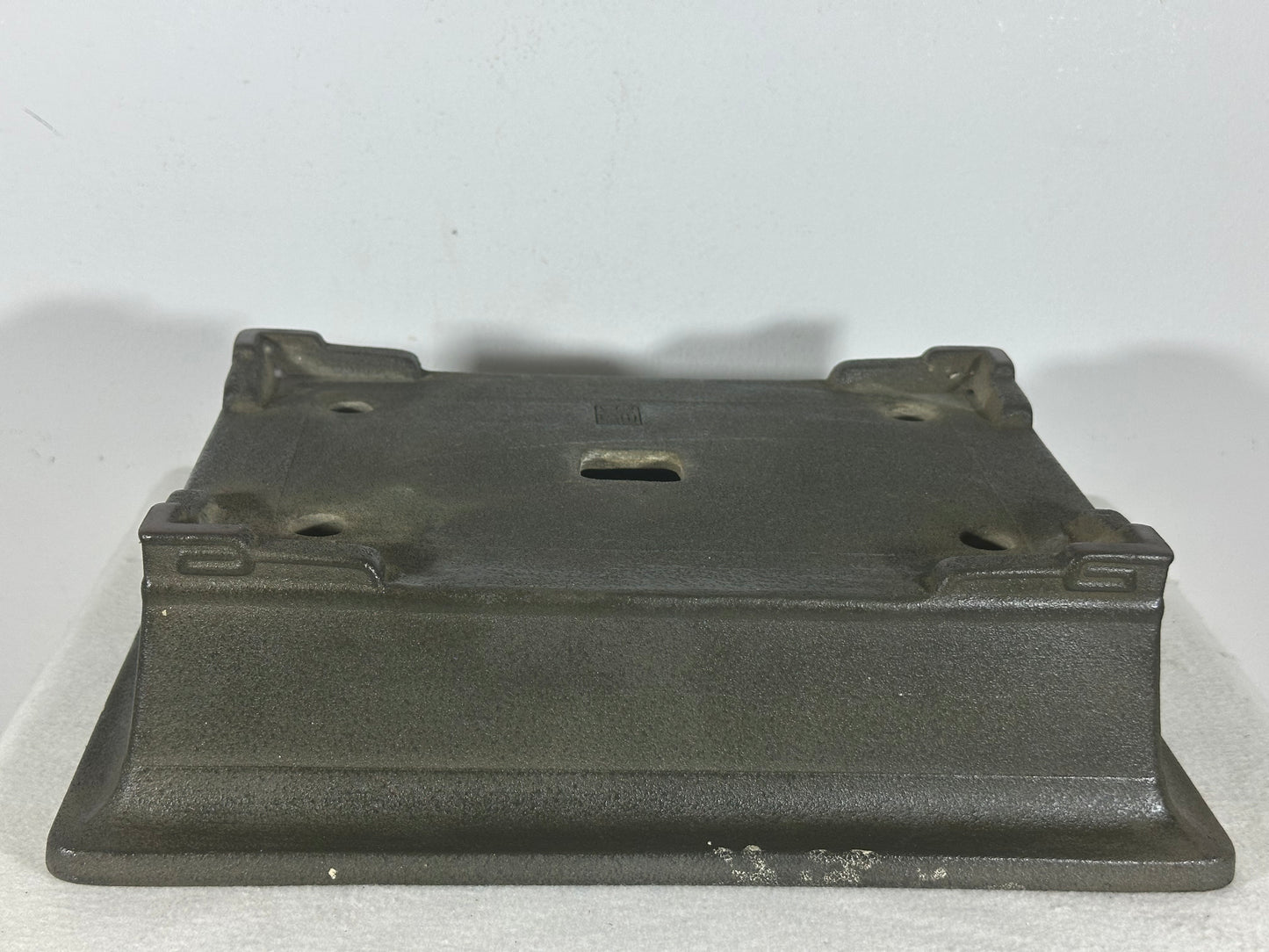 Preowned Japanese Tokoname Unglazed Rectangular Bonsai Pot with Stamp - 13.25” By 9.5”