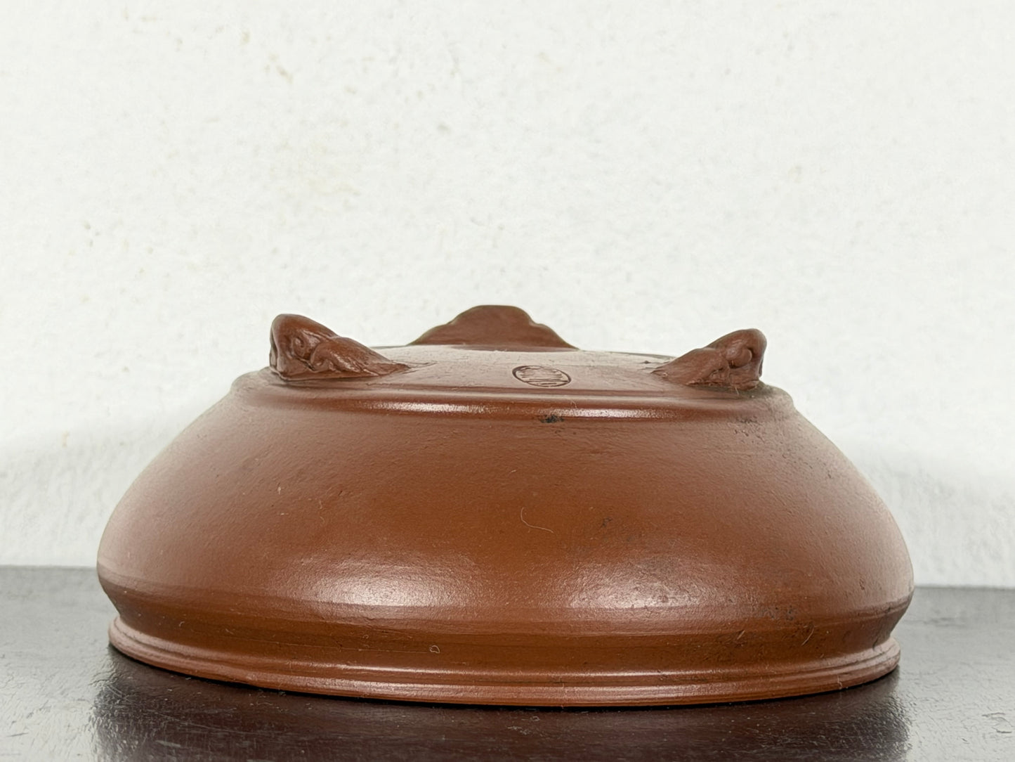 New Japanese Tokoname Unglazed Bag Style Bonsai Pot Bigei - 3.5” By 1.5”