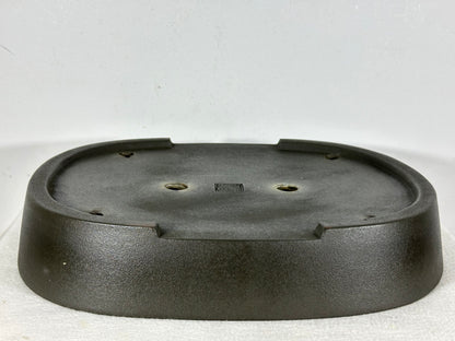 Preowned Japanese Tokoname Unglazed Oval Bonsai Pot Seizan - 14.25” By 11.5”