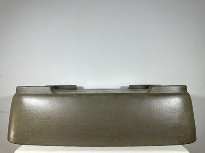 Preowned Japanese Tokoname Unglazed Rectangular Bonsai Pot Seizan - 22.25” By 16.25”