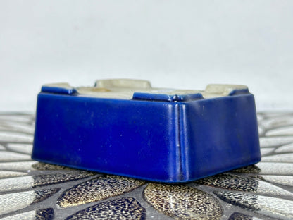 Preowned Vintage Japanese Tokoname Glazed Rectangular Bonsai Pot Jyuetu - 3.25 By 2.25”