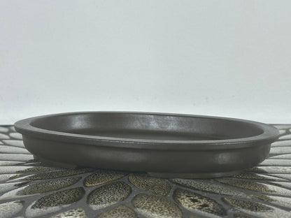 Preowned Japanese Bonsai Pot has Stamps - 7.5” By 5.5”
