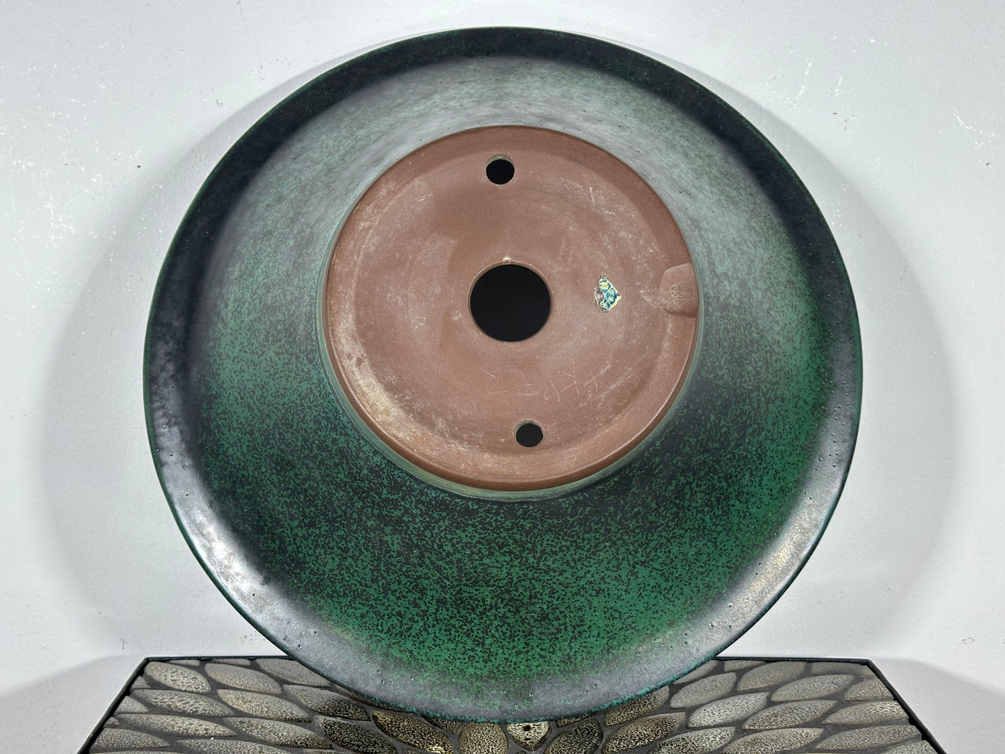 Preowned Japanese Tokoname Bonsai Pot Yamaaki - 14.75” By 4 5/8”
