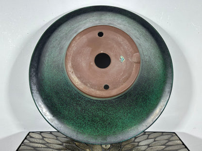 Preowned Japanese Tokoname Bonsai Pot Yamaaki - 14.75” By 4 5/8”