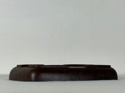 Preowned Old China Unglazed Shallow Rectangular Bonsai Pot - 8.25” x 5” x 1.25”
