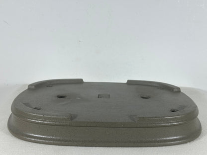 Preowned Japanese Tokoname Unglazed Rectangular Shallow Bonsai Pot Seizan - 12.25” By 9”