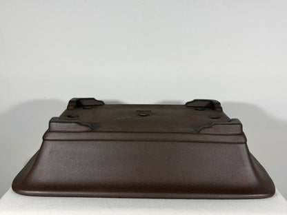 Preowned Japanese Tokoname Unglazed Rectangular Bonsai Pot Yuuji Nakano - 16.5” By 13.5”