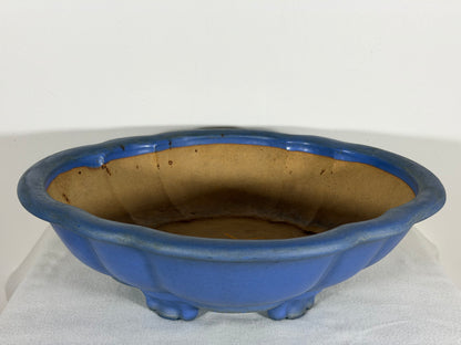 Preowned Japanese Tokoname Mokko Style Bonsai Pot Itikou - 14.75” By 13.5”