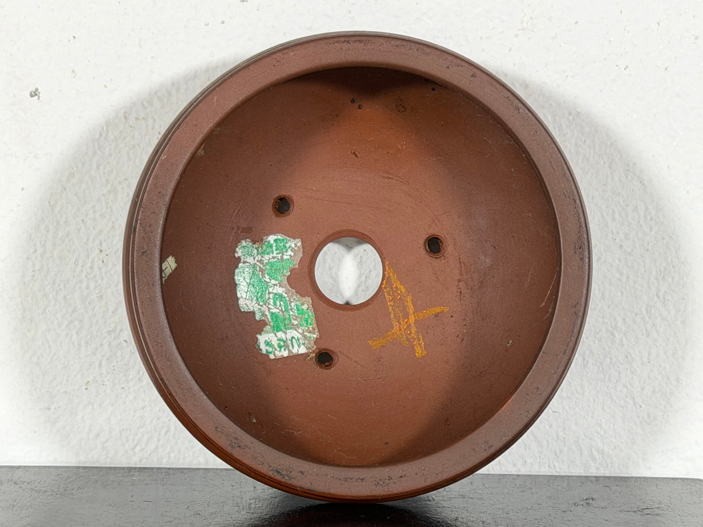 New Japanese Tokoname Unglazed Bag Style Bonsai Pot Bigei - 3.5” By 1.5”