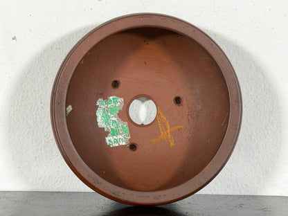 New Japanese Tokoname Unglazed Bag Style Bonsai Pot Bigei - 3.5” By 1.5”