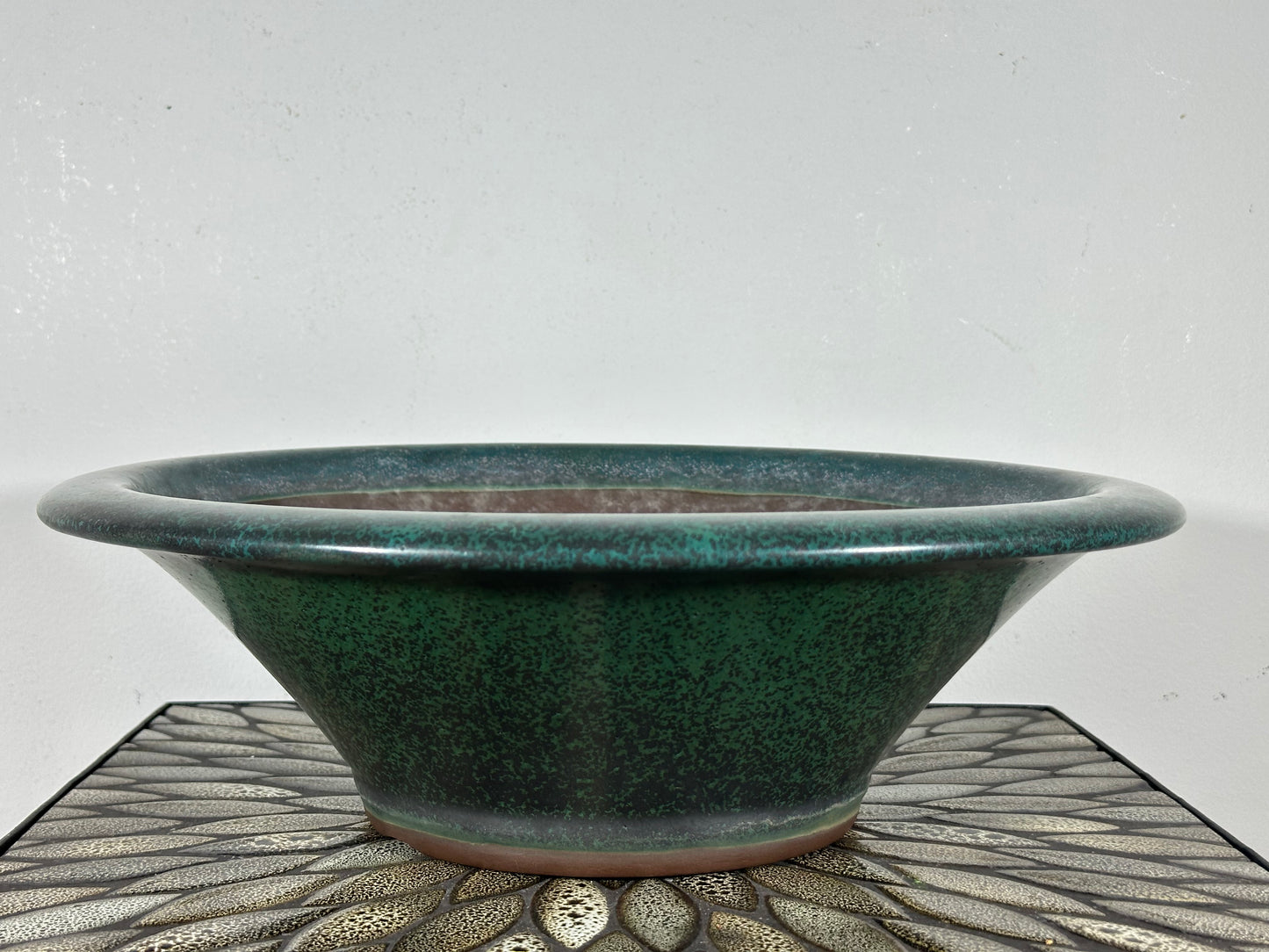 Preowned Japanese Tokoname Bonsai Pot Yamaaki - 14.75” By 4 5/8”