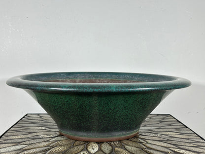 Preowned Japanese Tokoname Bonsai Pot Yamaaki - 14.75” By 4 5/8”