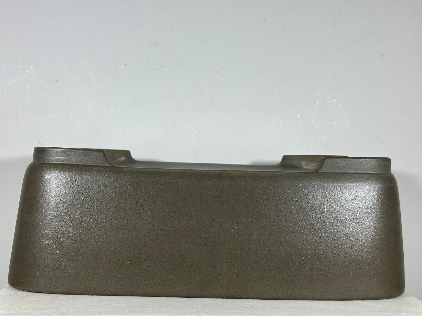 Preowned Japanese Tokoname Unglazed Rectangular Bonsai Pot Seizan - 16.5” By 11.75”