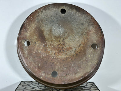 Preowned Japanese Tokoname Unglazed Nanban Hand Made Bonsai Pot Yuhou - 17.75” By 3.5”