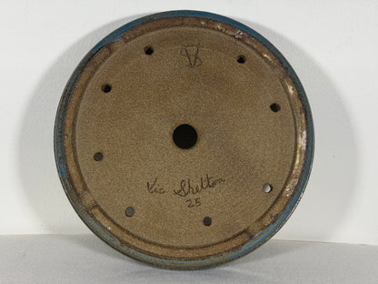Victor Shelton Round Bonsai Pot (American-Made) - 9” By 1.75”