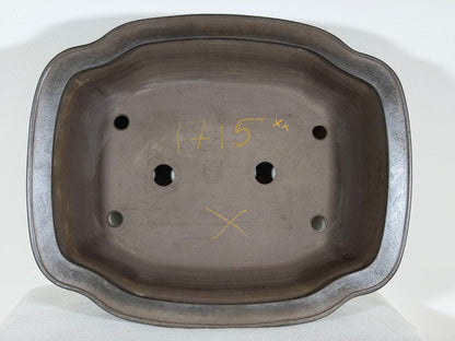 Preowned Japanese Tokoname Mokko Style Bonsai Pot Gyouzan Nakano - 15.5” By 12.75”